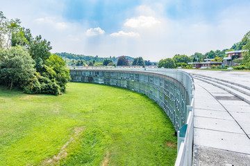 Unita residenziale Ovest, Talponia in Ivrea, Italy, a UNESCO World Heritage site.