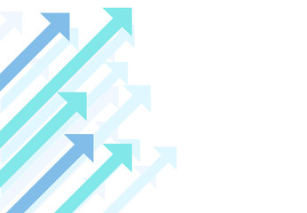 Graphs Rise To The Top on white background vector illustration 