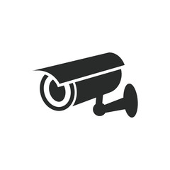 cctv, surveillance camera icon vector 
design illustration