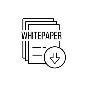 lineart whitepaper simple sign