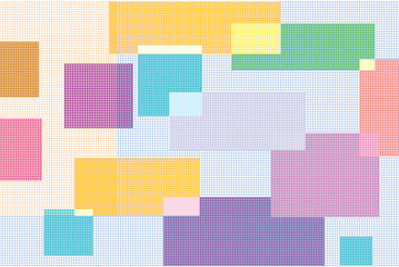  pattern of colorful squares