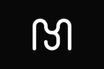 MS letter logo design on luxury background. SM monogram initials letter logo concept. MS icon design. SM elegant and Professional letter icon design on black background. MS SM