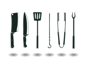 BBQ equipment set