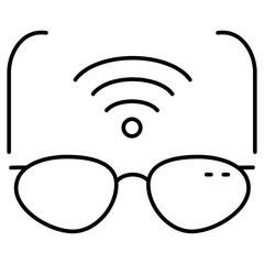 Device and technology Computer monitor, smartphone, tablet and laptop. Vector icon