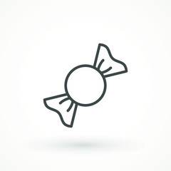 Candy icon. Vector candy icon symbol