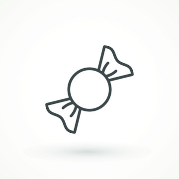 recommend clip art: Candy icon. Vector candy icon symbol