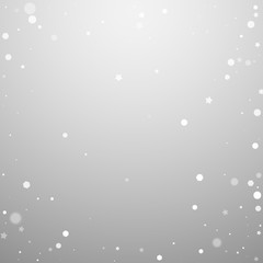 Magic stars random Christmas background. Subtle fl