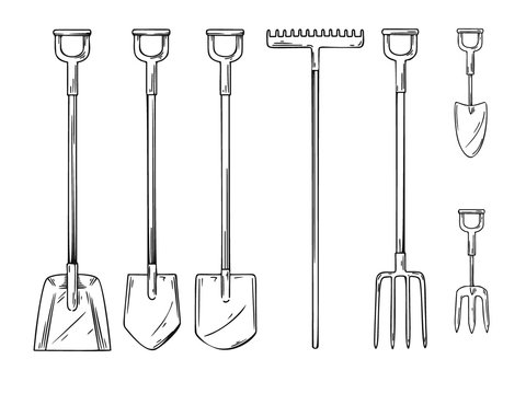 65,500+ Garden Tools Drawing Stock Photos, Pictures & Royalty-Free