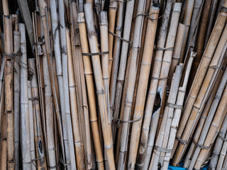 並べられた竹