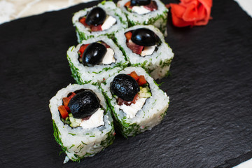 Delicious and hearty Greek rolls with olive