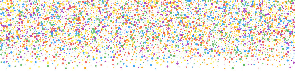 Fototapeta premium Festive lively confetti. Celebration stars. Rainbo