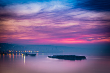 Sunset on the Danube