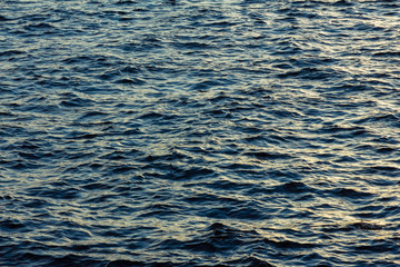 Dark blue water surface