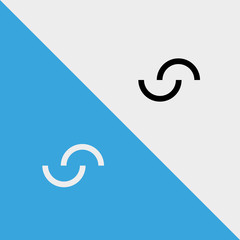 Obraz premium Letter S logo icon design template elements