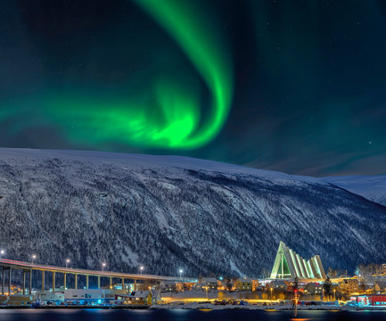 Nordlicht in  Norwegen
