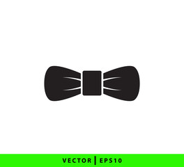 Tie icon vector logo template flat style