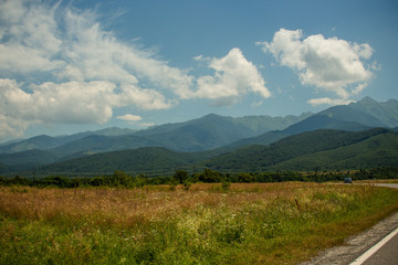 Beautiful mountains  landscape at summer