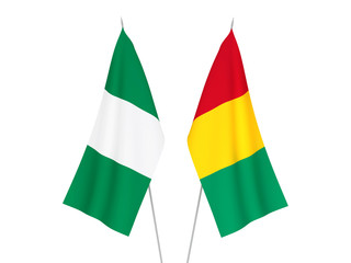 Nigeria and Guinea flags