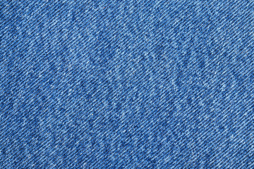 Denim blue jeans texture close up background top view