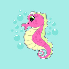 cute sea horse