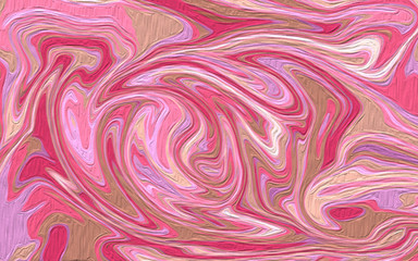 Artistic abstract geometric pink background with oil paint effect.Illustration for design. 