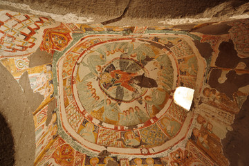 Ascension de Cristo.Iglesia Agaçalti, sigles IX-XI.Valle de Ihlara. Aksaray.Capadocia.Anatolia central.Turquia. Asia.