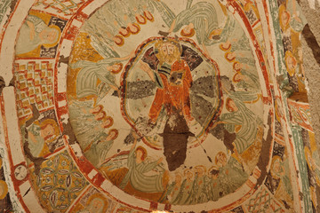 Ascension de Cristo.Iglesia Agaçalti, sigles IX-XI.Valle de Ihlara. Aksaray.Capadocia.Anatolia central.Turquia. Asia.