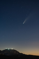 The Djebel Zaghouan and Neowise - Tunisia