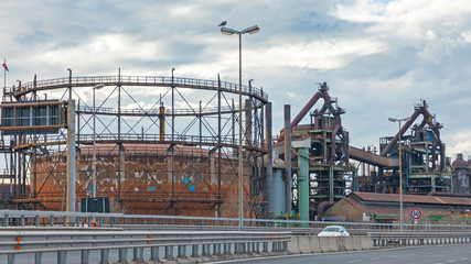 Fototapeta premium Trieste Industry Zone Italy