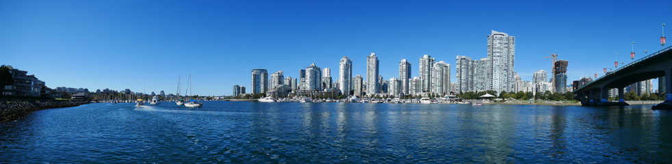 Obraz premium Panoramic skyline of Vancouver City