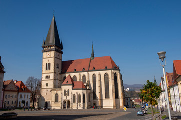 Obraz premium Basilica of St Giles in Bardejov