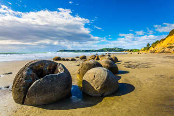 The stone boulders Moeraki