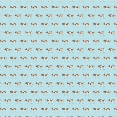 牛柄の背景素材1
