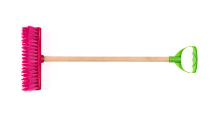 Household sweeping brush Isolated on white background