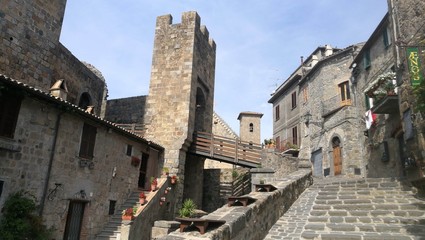 Obraz premium view of the old italian town