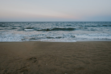 beach at sunset