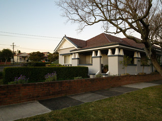 Suburban federation house in Sydney NSW Australia 