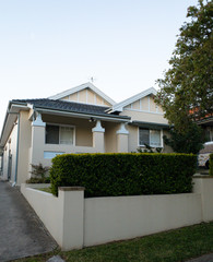 Suburban federation house in Sydney NSW Australia 