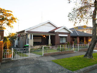 Suburban federation house in Sydney NSW Australia 