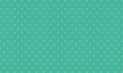 Faded white circle grid pattern on green background vector