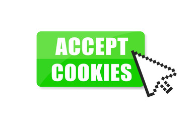 Accept cookies vector icon