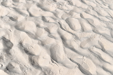 Beach Sand texture. Sandy sea for background.