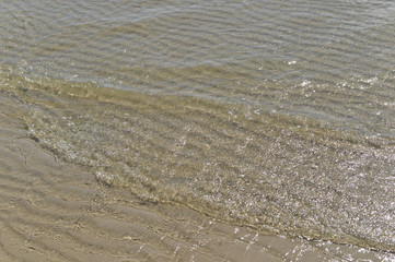 Tropical beach, summer sea background