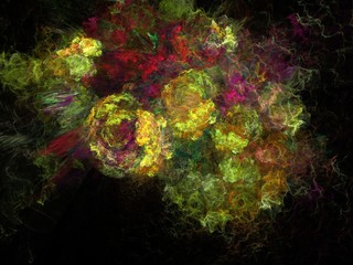 Imaginatory fractal background Image