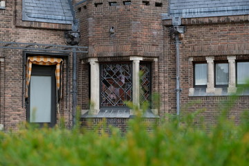 Jachthuis St Hubertus, Nationaal Park Hoge de Veluwe, Detail, close up, Nahaufnahme