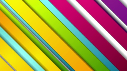 Colorful smooth modern stripes abstract background