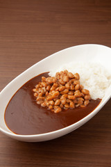 納豆カレー