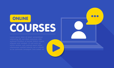 Online education resources vector line icon, online learning courses, distant education, e-learning tutorials