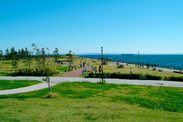 Obraz premium 東扇島西公園（神奈川県川崎市）