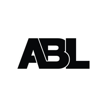 ABL letter monogram logo design vector